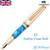 Jinhao 82 Mini Fountain Pen EF Nib Haibao Blue Acrylic