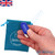 Mech Egg Fidget Slider and Clicker EDC Gadget Blue