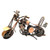 Iron Art Motorcycle Model Desk Sculpture Copper Harley Design A1S