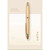 Jinhao 10 Series Retractable Fountain Pen F Nib Matt Gold with Engraved Lines