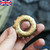 Ball Bearing Fidget Ring Metal Haptic Roller Spinner EDC Gold