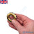 Ball Bearing Fidget Ring Metal Haptic Roller Spinner EDC Gold