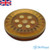 Round Magnetic Fidget Clicker Haptic Coin Amber Polymer