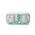 The Owl Magnetic Fidget Slider and Clicker Embossed Silver