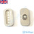 The Owl Magnetic Fidget Slider and Clicker Embossed Silver