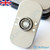 The Owl Magnetic Fidget Slider and Clicker Embossed Silver