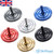 Water Drop Aluminium Spinning Top Desk Toy Blue