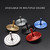 Water Drop Aluminium Spinning Top Desk Toy Blue