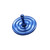 Water Drop Aluminium Spinning Top Desk Toy Blue