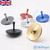 Water Drop Aluminium Spinning Top Desk Toy Black