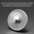 Water Drop Aluminium Spinning Top Desk Toy Black
