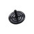 Water Drop Aluminium Spinning Top Desk Toy Black