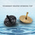 Water Drop Aluminium Spinning Top Desk Toy Black