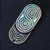 Sea Shell Water Ripple Mechanical Fidget Slider Clicker 2 Layer Stainless Steel 