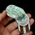 Sea Shell Water Ripple Magnetic Fidget Slider Clicker 3 Layer Stainless Steel 