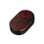 Blood Red Water Ripple Magnetic Fidget Slider Clicker 3 Layer Stainless Steel 