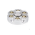 Premium Revolver Finger Spinner Fidget Toy Silver & Gold