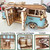 IQ Complex Wooden Model Kit Camper Van Yellow