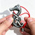 IQ Metal Puzzle Brain Teaser Seahorse Silver #103