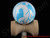 Dragon Kendama wooden skill game with a 'Blue Scrawl' pattern on the ball