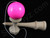 Dragon wooden Kendama Solid Neon Pink colour skill toy.
