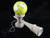 Dragon Wooden Kendama toy featuring a Face - Yellow