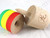 Dragon Kendama Pill Toy with Rubber Paint Rasta Edition