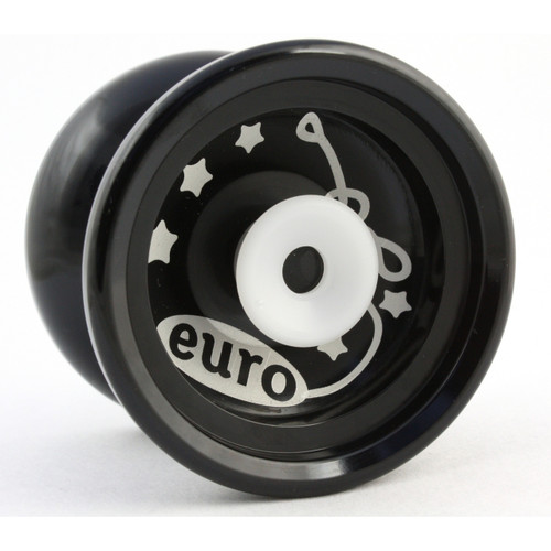 Euro Yo Elite Advanced Unresponsive Hubstacked Yo Yo Black