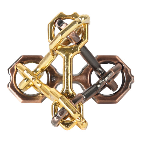 【MUCENT】 PUZZLE SIGNATURE MTM (UNISEX) /追跡付 IQ_Metal_Puzzle_6_Piece_lock_4