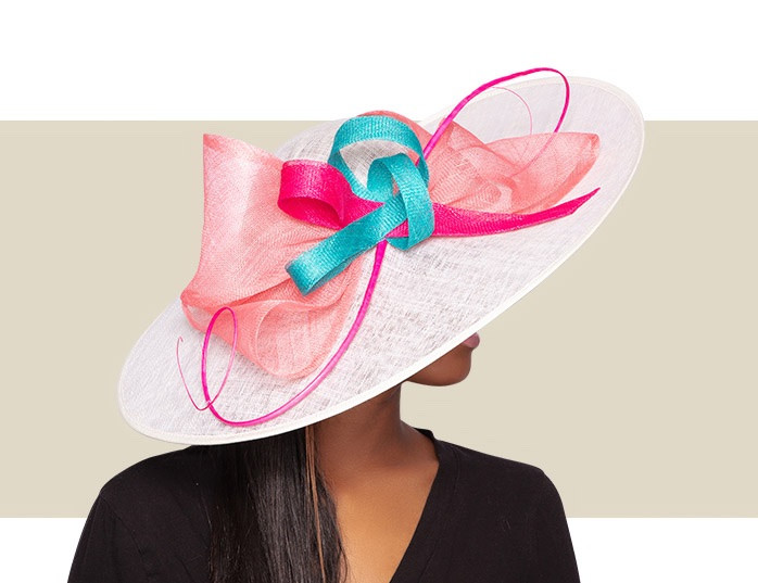 Kentucky Derby Hat turquoise & pink il_fullxfull.5923139017_kjth.jpg main image 2