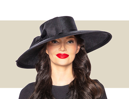 CAMERON WOMENS HAT Black Gold Coast Couture - Main Image