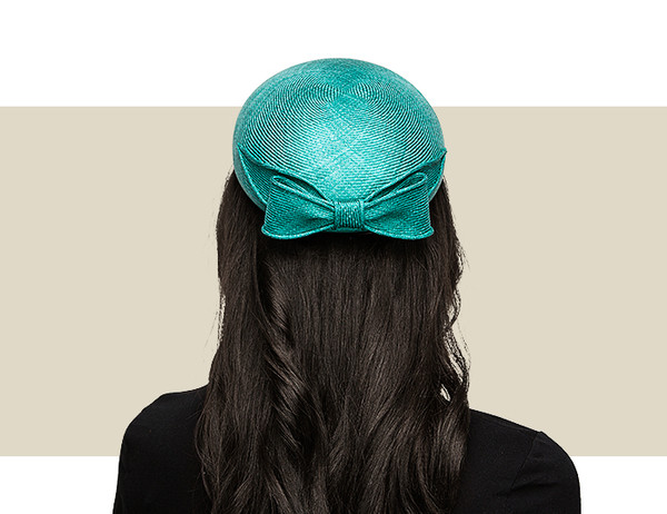 WHIMSEY PILLBOX HAT - Mint - Gold Coast Couture