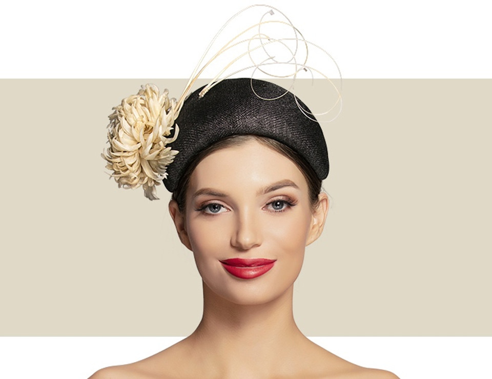LUCINDA - Black with Ivory