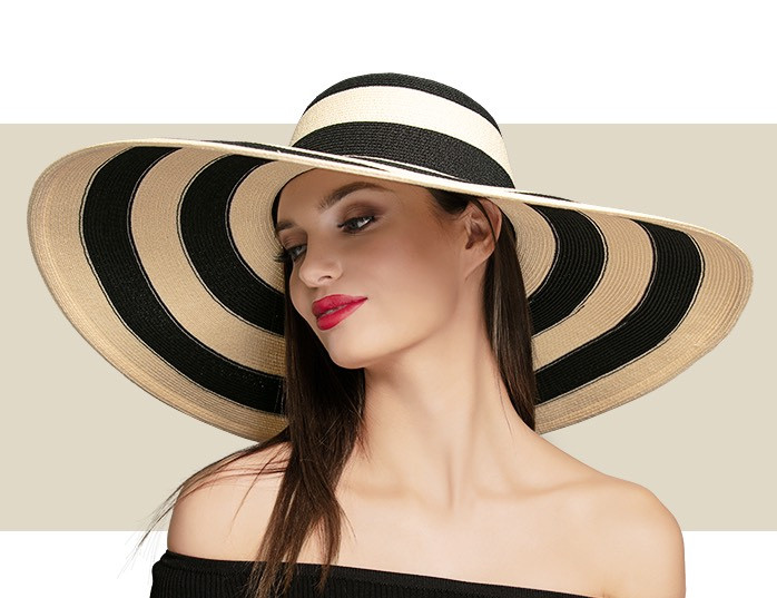 SUNNY - Ivory with Black Stripe - Gold Coast Couture