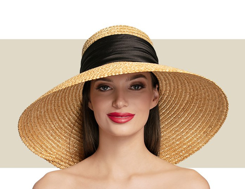 MIRABEL - Natural with Black Bow