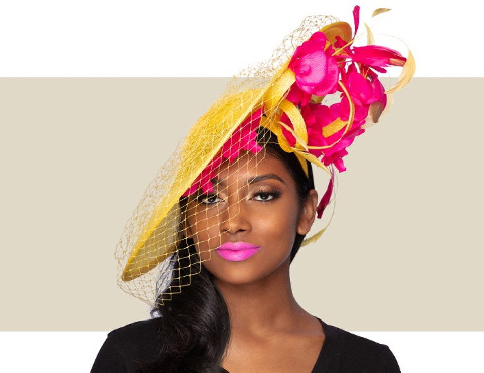 GUINEVERE - Yellow and Hot Pink