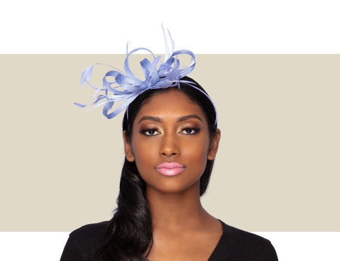 LIBBY FASCINATOR - Sky Blue - Gold Coast Couture