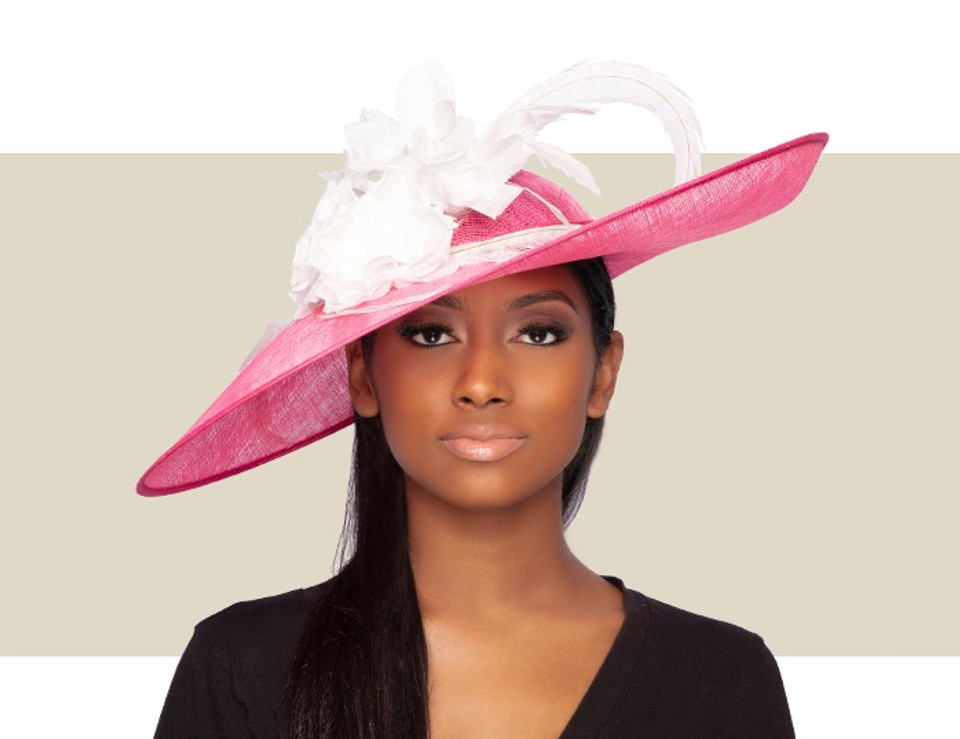 LADY DIANE - Hot Pink and White