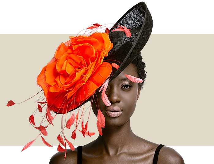 TENLEY - Black with Tomato Red - Gold Coast Couture
