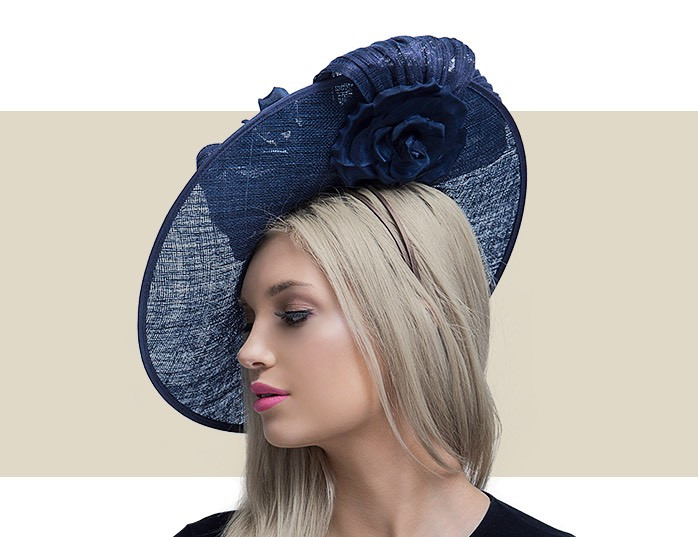 Vixen Millinery Kindra in Navy Blue | Gold Coast Couture