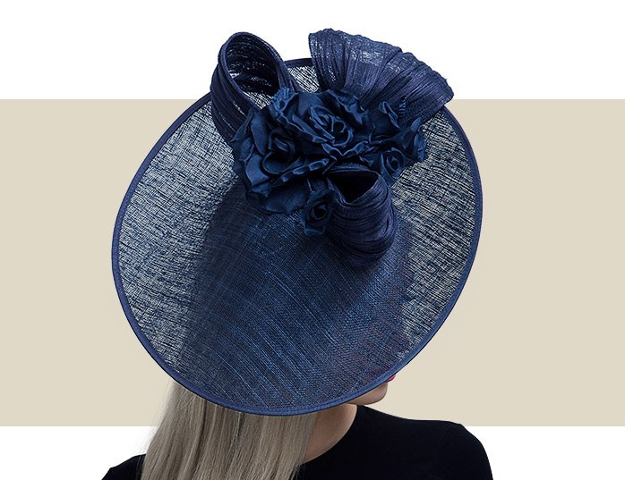 Vixen Millinery Kindra in Navy Blue | Gold Coast Couture