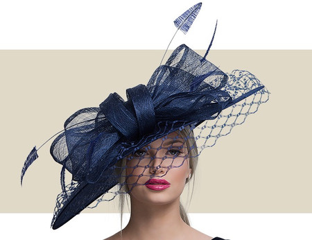 VERY VICTORIAN Navy Blue Gold Coast Couture