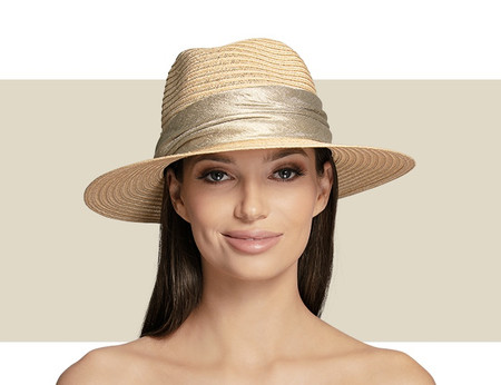 COURTNEY - Natural with Metallic - Gold Coast Couture display picture 1