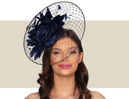 vixen-millinery-womens-navy-  display picture 3