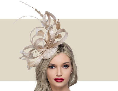 Natural Fascinator Headpieces - Hats for Weddings & Occasions display picture 2