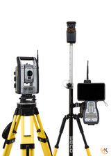 Trimble S7 2" DR+ Robotic Total Station Kit w/ Ranger 7 Data Collector & Access Software