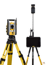 Trimble RTS773 3" DR HP Robotic Total Station Kit w/ T100 Tablet & Fieldlink Annual Software
