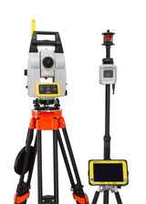 Leica iCR70 5" Robotic Total Station Kit w/ CC80 7" iCON Software & AP20 Tilt Pole