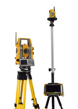 Topcon PS-103A 3" Robotic Total Station w/ FC-5000 Tablet Magnet Software & RC-5