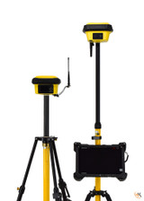 Leica iCON iCG160 & ICG70 900 MHz Base/Rover Smart Antenna GPS Receiver Kit w/ CC200 Tablet & iCON Software